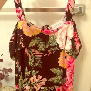 Children’s black floral dress